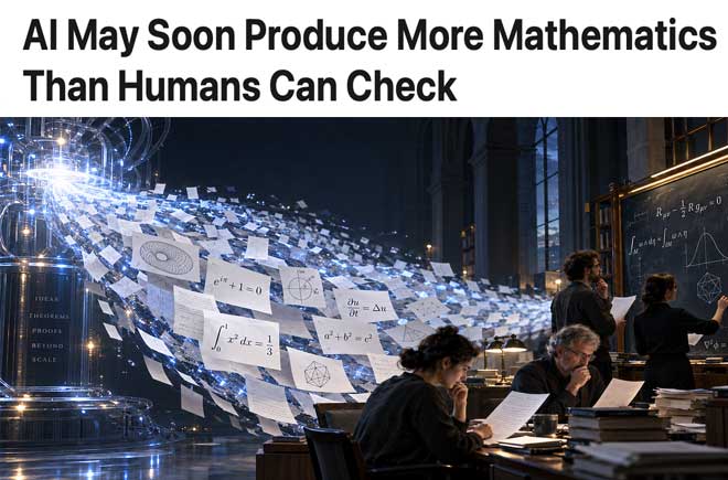  AI May Soon Produce More Mathematics Than Humans Can Check  